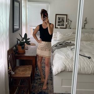 Madewell mini skirt